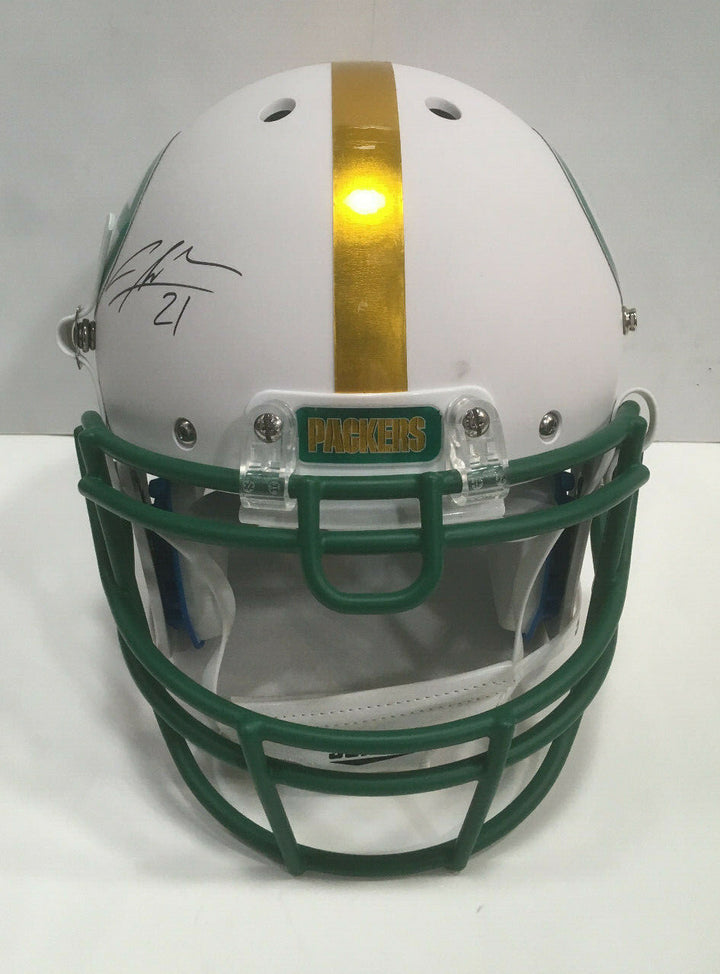 Charles Woodson signed Packers Hydro pro football helmet auto Beckett BAS COA