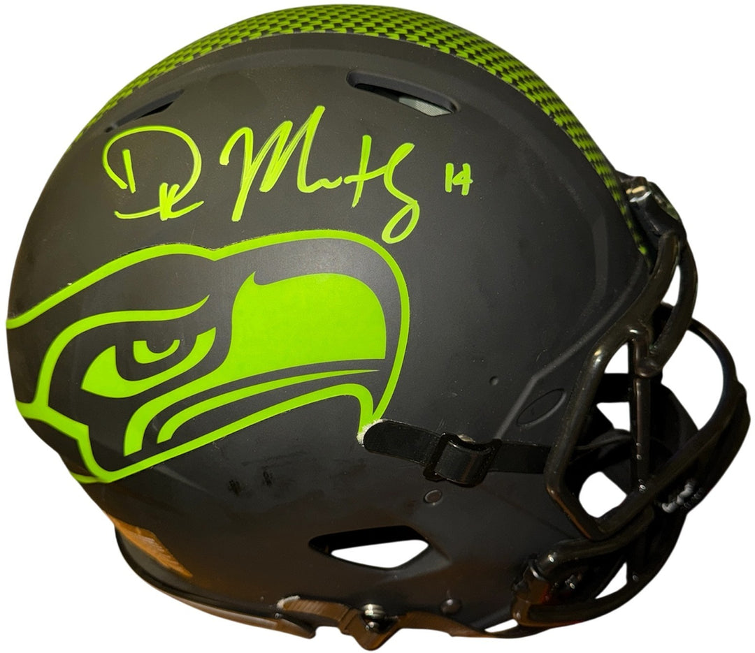 DK Metcalf signed Seahawks Riddell Eclipse FS Speed Authentic Helmet- Mill Creek