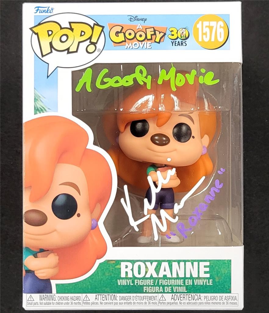 Kellie Martin signed "Goofy Movie" Roxanne Funko Pop! 1576 autograph Beckett BAS