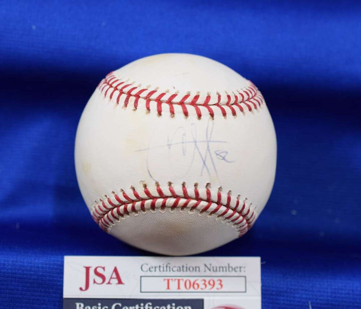 Cc Sabathia JSA Coa Autograph Major League OML Signed BasebaLL
