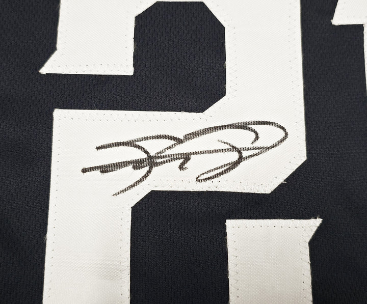 Chicago Cubs Sammy Sosa Signed Dark Blue Jersey 'Slammin Sammy' Beckett Witness