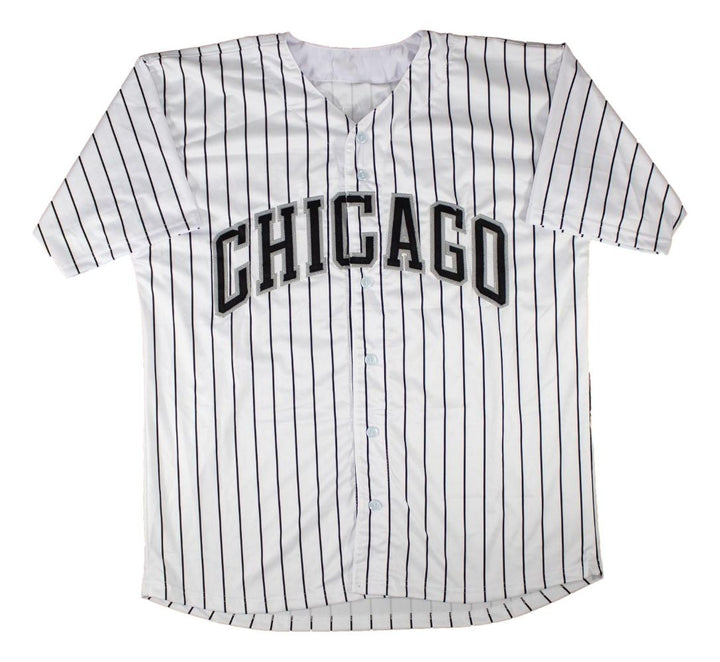 Noah Schultz Chicago Signed White Baseball Jersey MLB Debut 4-14-26 BAS