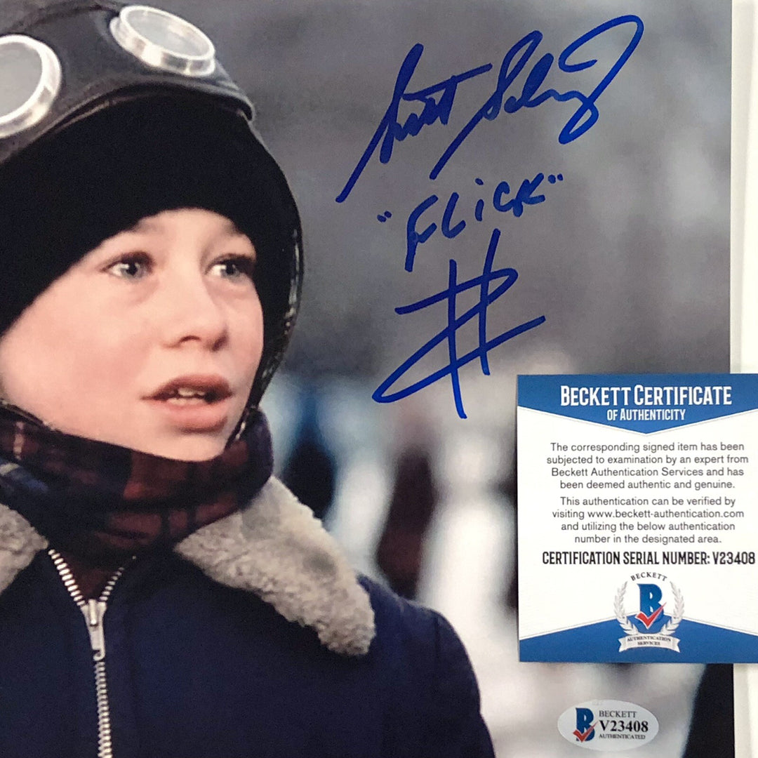 Scott Schwartz "Flick" signed A Christmas Story 8x10 movie photo BAS COA Beckett