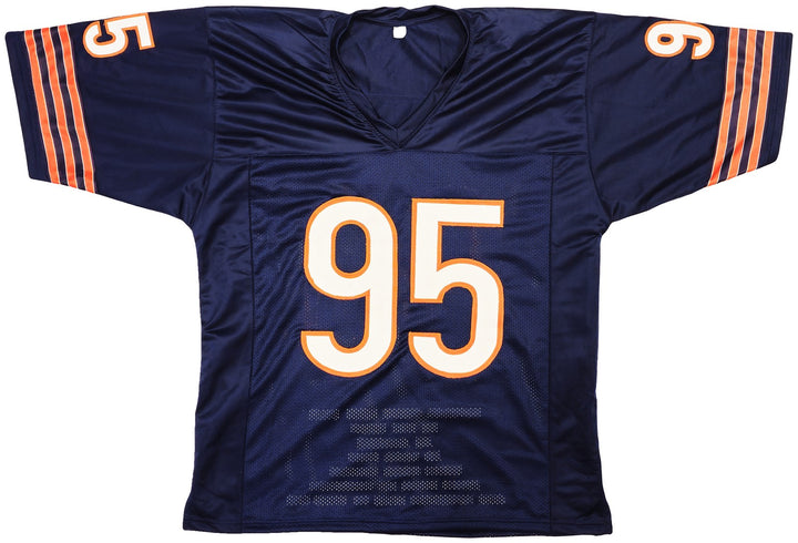 Chicago Bears Richard Dent Signed Dark Blue Jersey Stats Beckett Wit