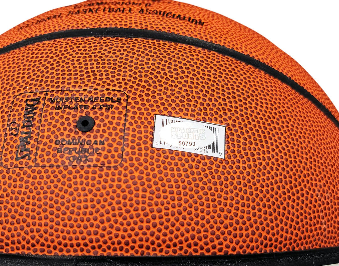 Gary Payton Shawn Kemp Auto Official Spalding White Basketball Supersonics BAS