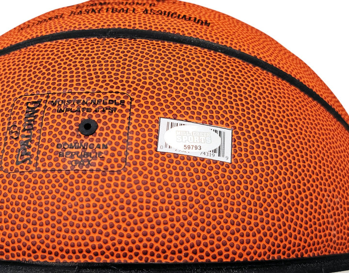 Gary Payton Shawn Kemp Auto Official Spalding White Basketball Supersonics BAS