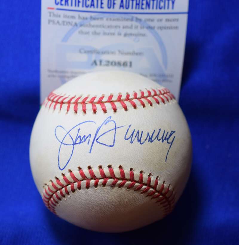 Jim Bunning PSA DNA Coa Autograph American League OAL Signed Baseball