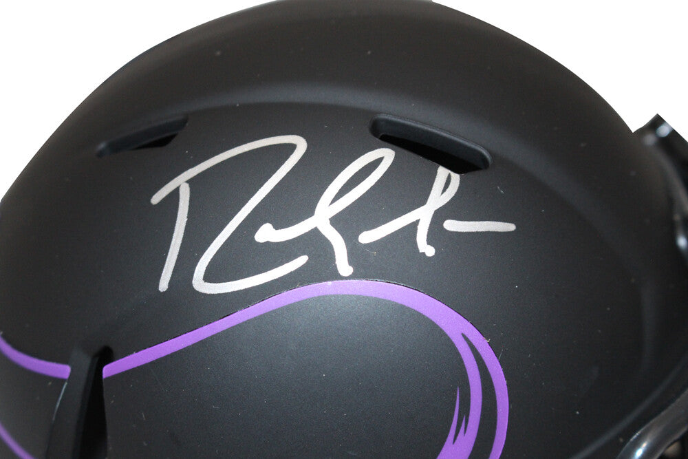 Randy Moss Signed Minnesota Vikings Eclipse Mini Helmet Beckett 40218