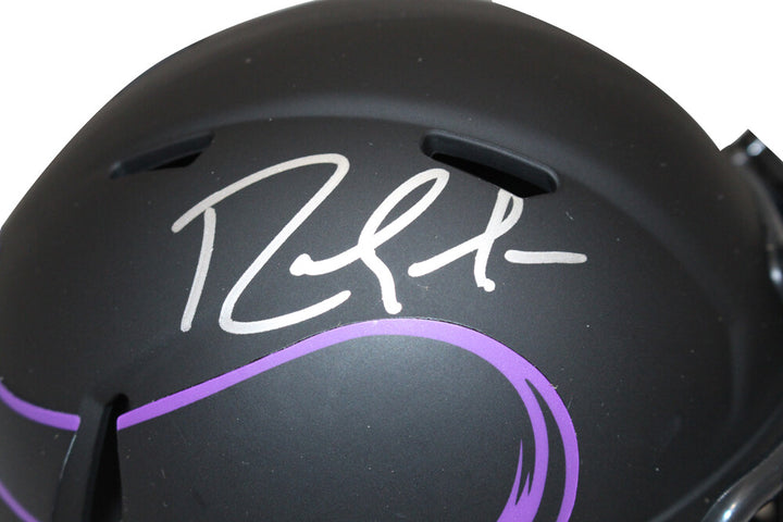 Randy Moss Signed Minnesota Vikings Eclipse Mini Helmet Beckett 40218