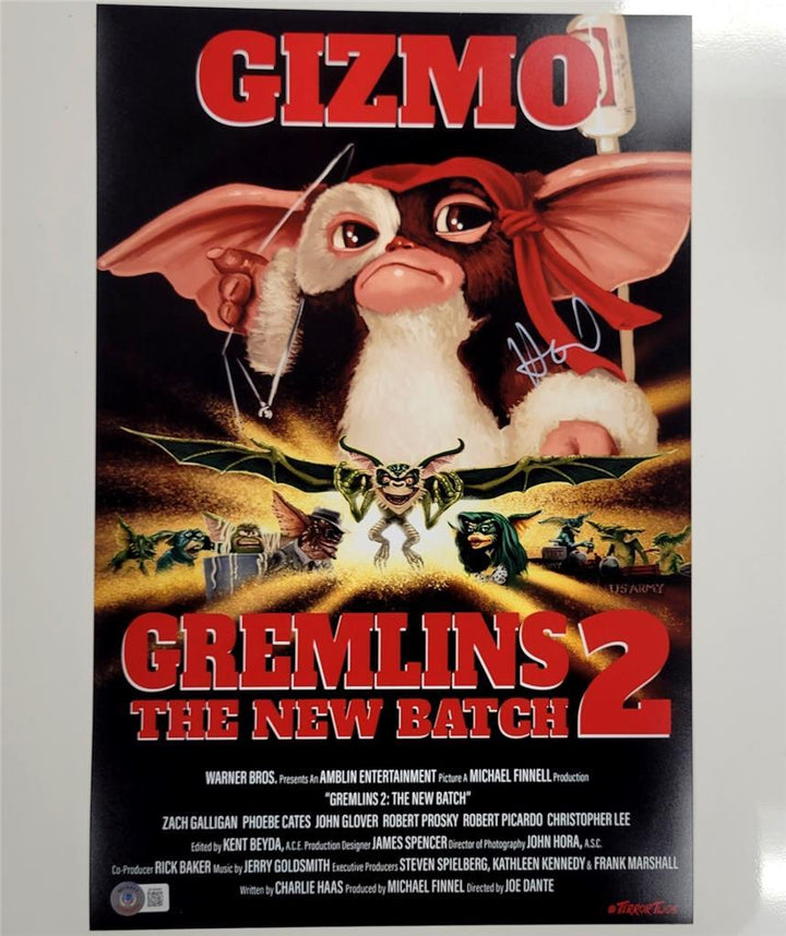 Howie Mandel signed Gremlins 11x17 photo Gizmo autograph ~ Beckett BAS holo