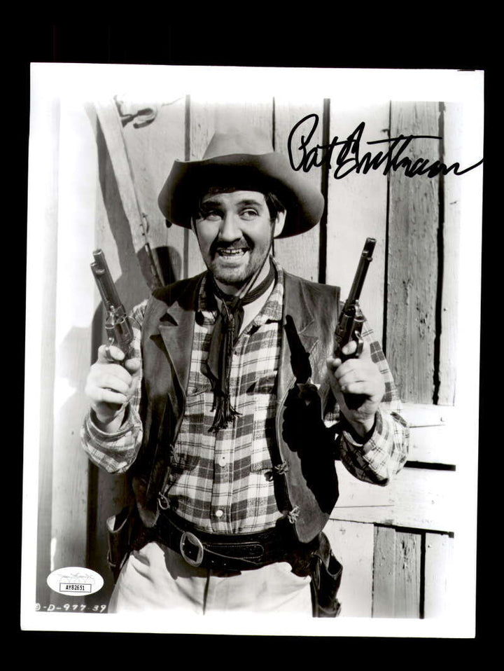 Pat Buttram JSA Coa Signed 8x10 Photograph Autograph