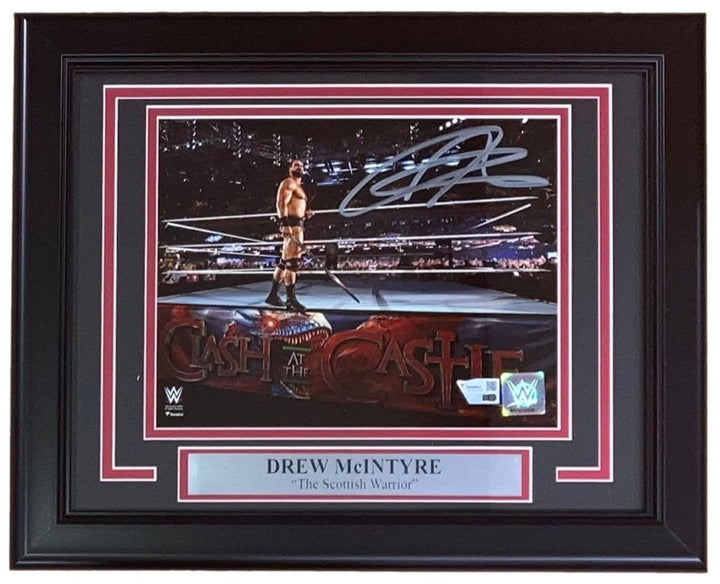 Drew McIntyre Signed Framed 8x10 WWE Entrance Photo Fanatics