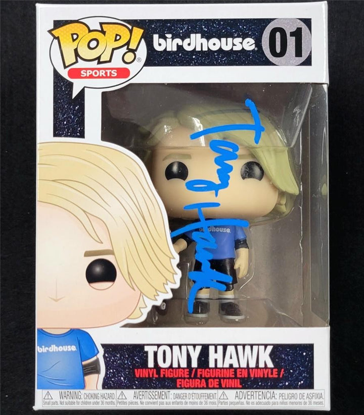 Tony Hawk signed Birdhouse Skate Funko Pop! Figure #1 autograph ~ Beckett BAS