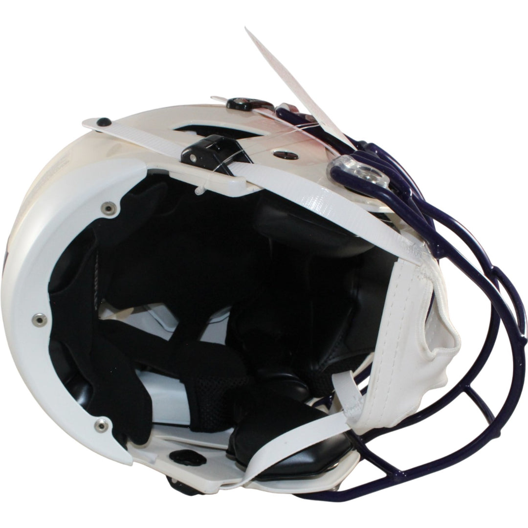 Randy Moss Autographed Minnesota Vikings SpeedFlex Retro Helmet Beckett 56290