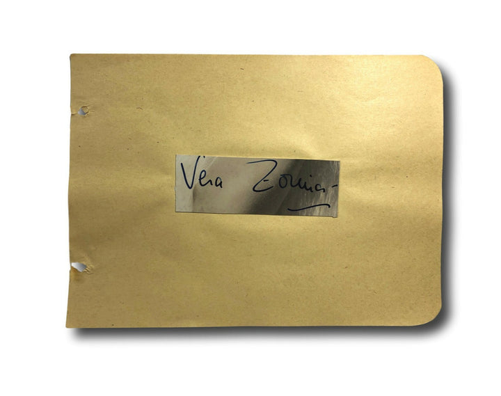 Vera Zorina Hand Signed Album Page Cut JSA COA Autograph The Goldwyn Follies