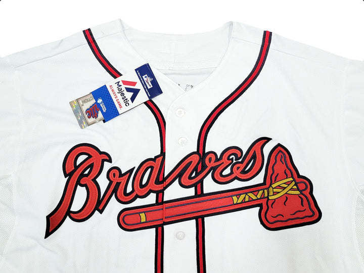 Braves Ronald Acuna Jr Auto White Majestic Authentic Cool Base Jersey 52 Beckett
