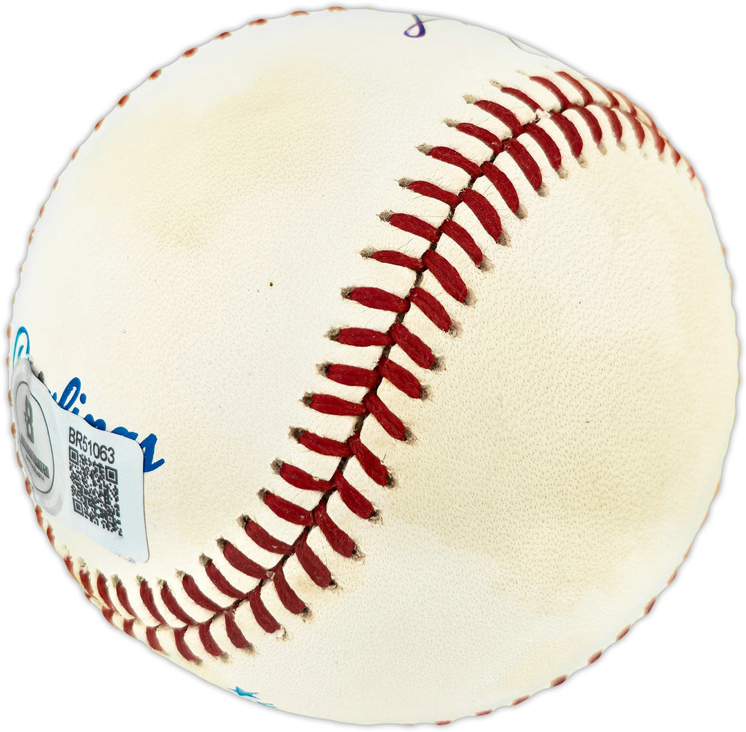 Billy Joel Autographed Signed Official AL Baseball Beckett BAS QR #BR51063
