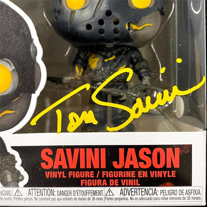Tom Savini signed Jason Friday the 13th Funko Pop! #1160 autograph JSA