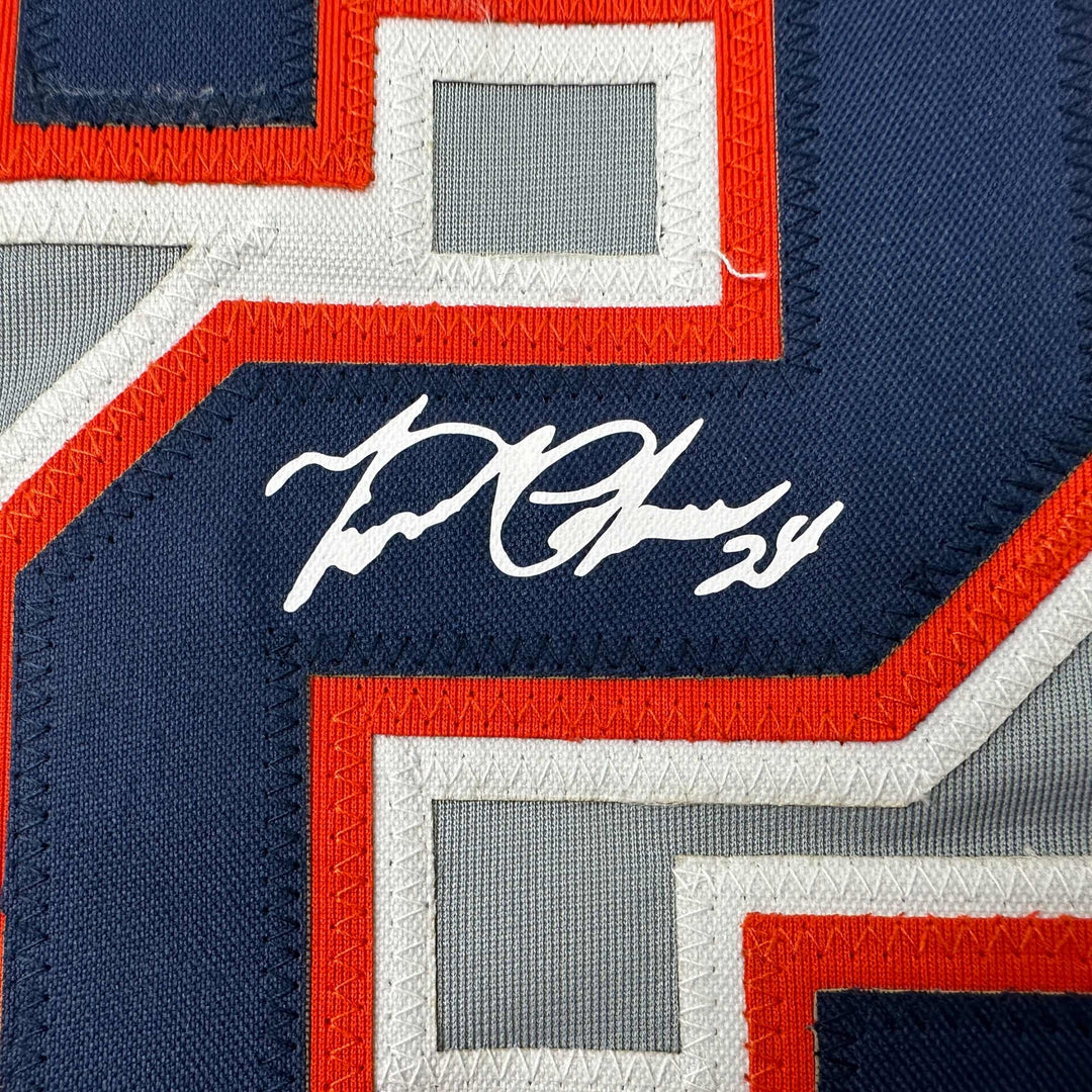 Facsimile Autographed Miguel Cabrera Detroit Grey Reprint Jersey Size Men's XL