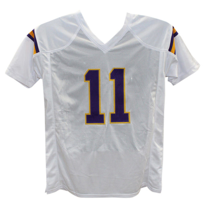 Daunte Culpepper Autographed/Signed Pro Style White XL Jersey Beckett 39312