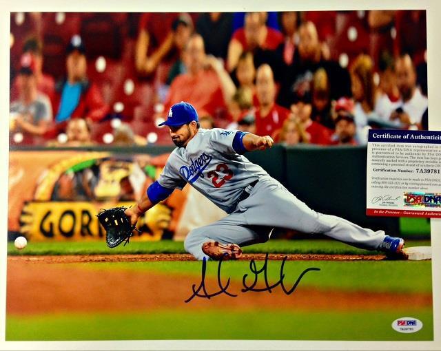 ADRIAN GONZALEZ Autograph DODGERS Signed 11x14 Photo PSA/DNA ITP Witness COA (a)