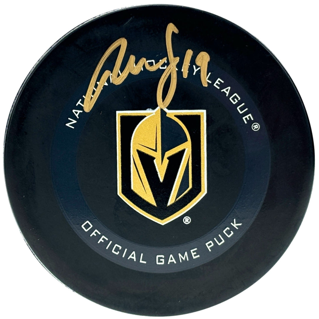 Reilly Smith Autographed Vegas Golden Knights Official Game Puck Signed IGM COA