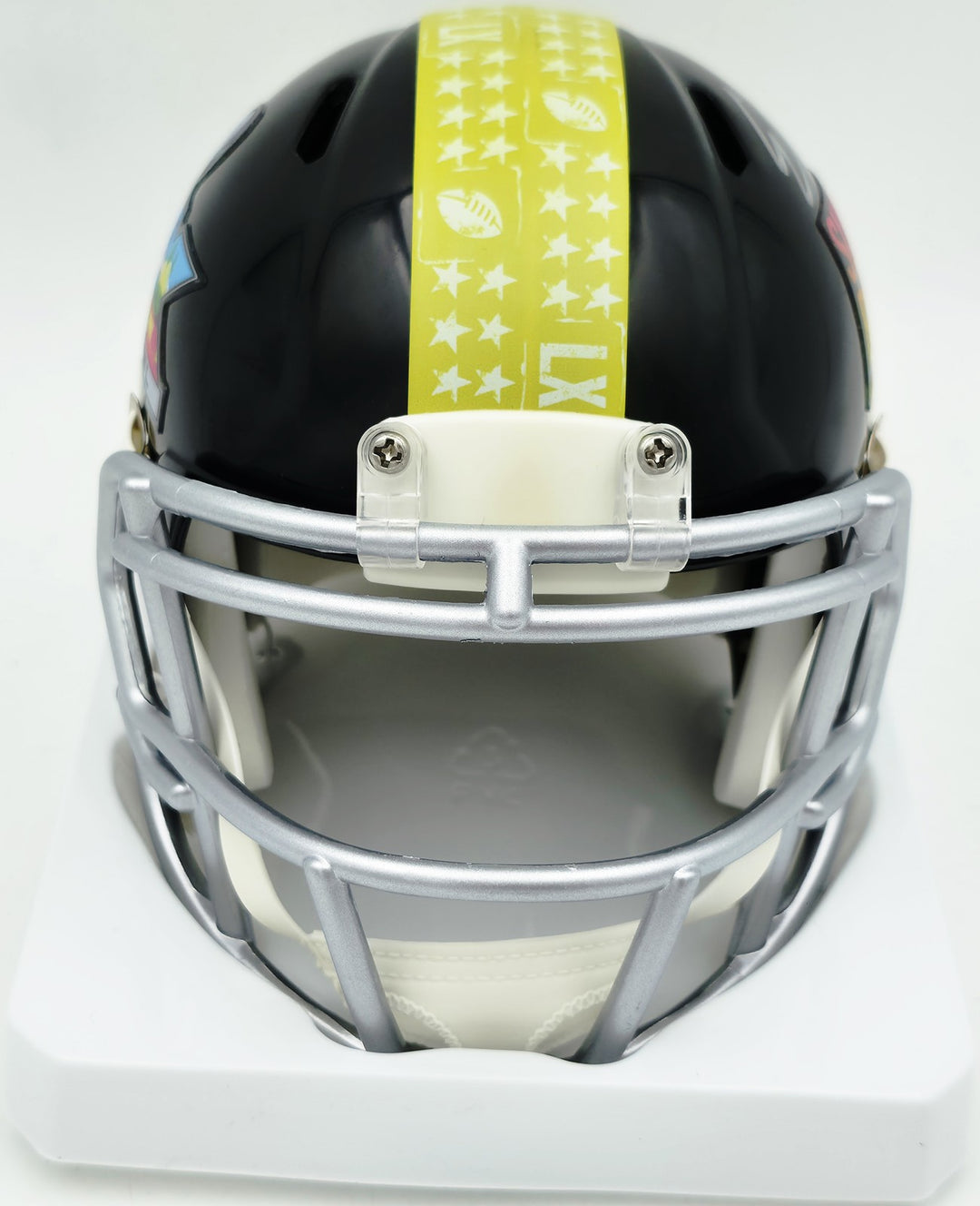 Nick Emmanwori Auto Seahawks Black Super Bowl LX Logo Speed Mini Helmet Beckett