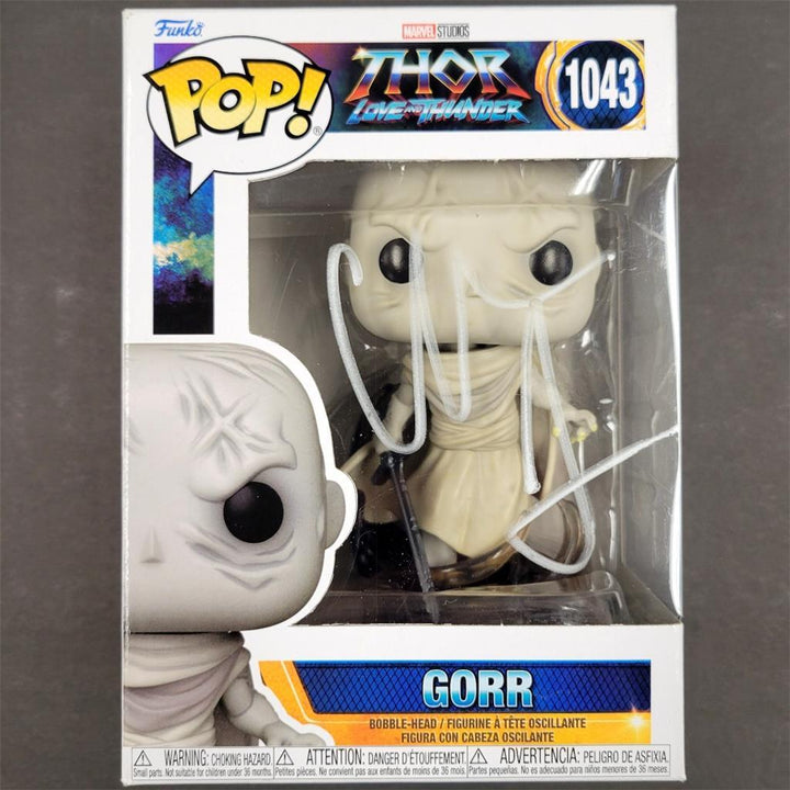 Christian Bale signed Gorr Funko Pop Marvel Thor autograph A ~ Beckett BAS Holo