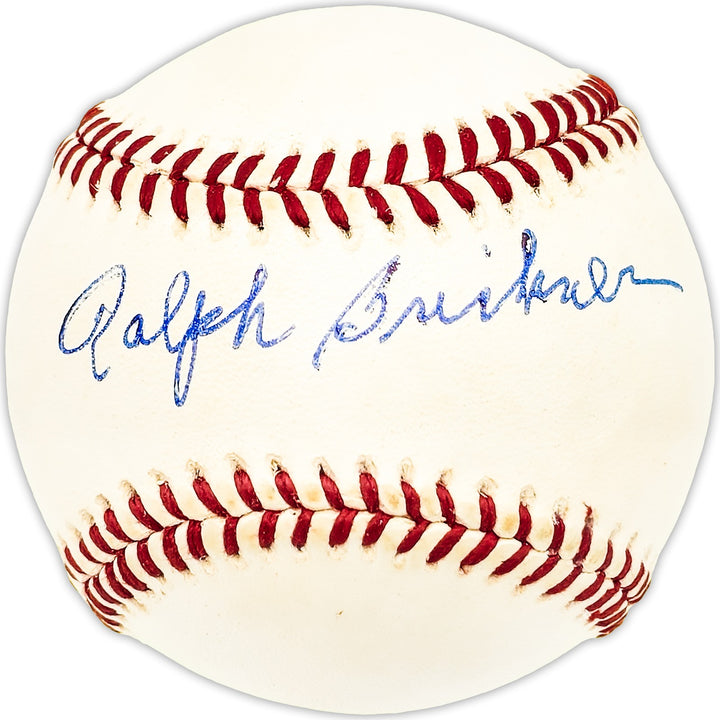 Ralph Brickner Signed NL Baseball Boston Red Sox Beckett #BM25741