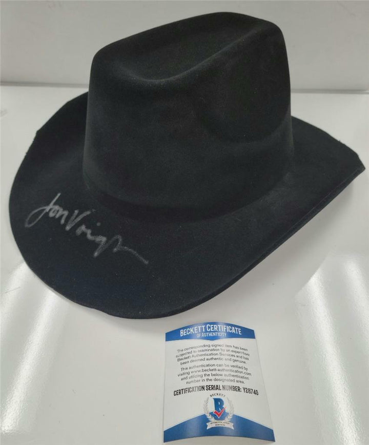 Jon Voight signed Midnight Cowboy Hat autograph ~ Beckett BAS COA
