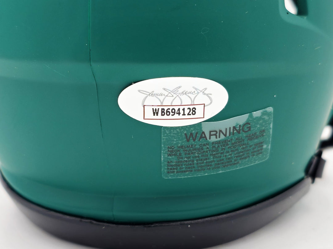 Darius Slay Jr. Signed Eagles Rave Green Speed Mini Helmet (Scuffed) JSA