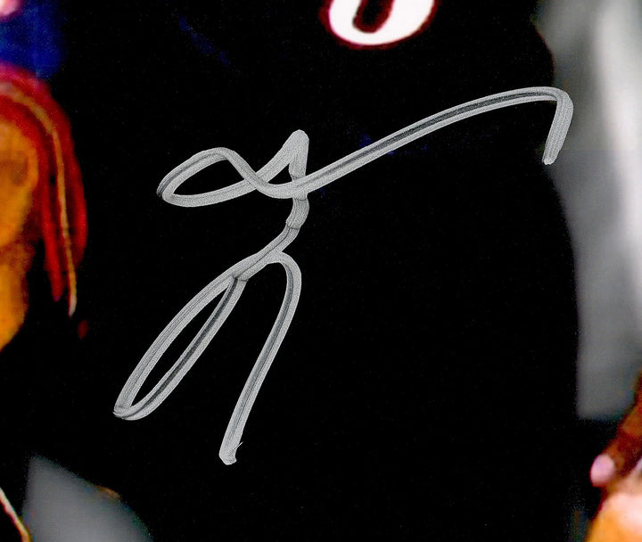 Allen Iverson Signed 16x20 Photo Philadelphia 76ers Step Over vs. Tyronn Lue