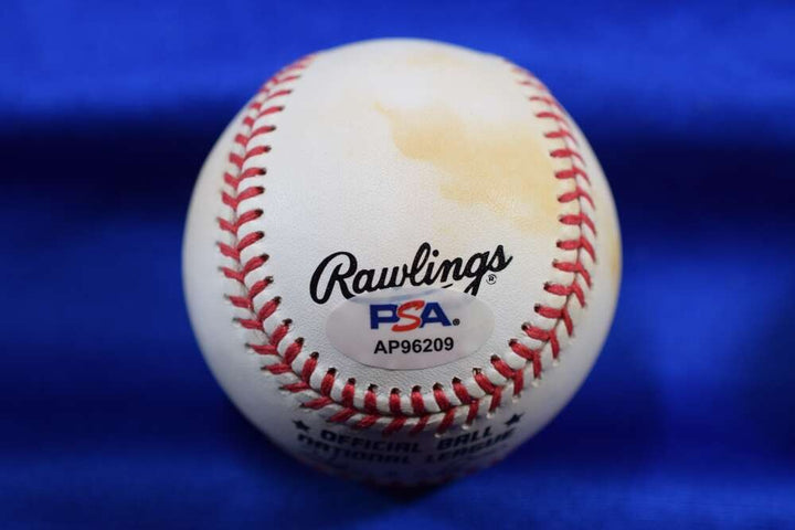 Jerry Lynch PSA DNA Autograph National League ONL Signed Baseball Pinch Hit King