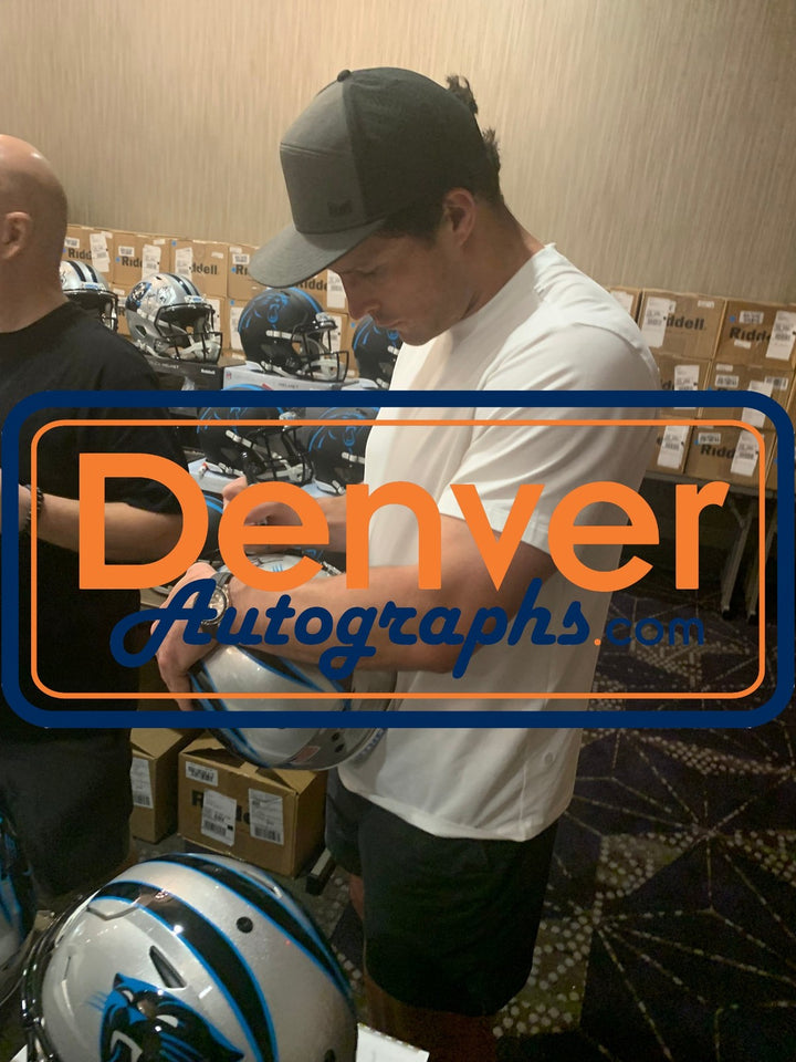 Luke Kuechly Autographed Carolina Panthers SpeedFlex Helmet Beckett WIT 56883