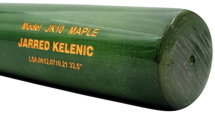 Jarred Kelenic Auto Signed Green Chandler Game Model Bat Atlanta Braves Beckett