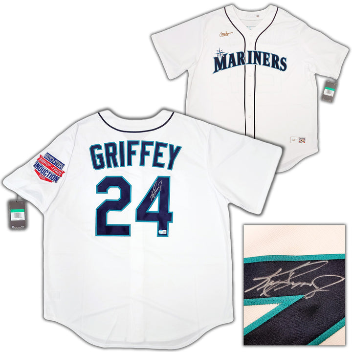 Seattle Mariners Ken Griffey Jr. Signed White Nike Cooperstown Edition Jersey