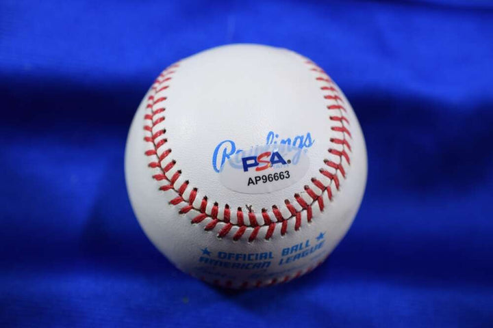 Steve Sax PSA DNA Autograph American League OAL Signed Baseball Dodgers