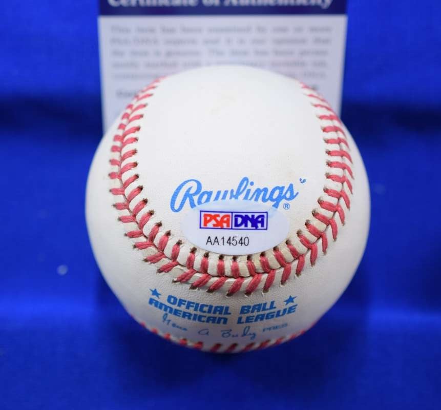 Yogi Berra PSA DNA Autograph American League OAL Signed Baseball 1
