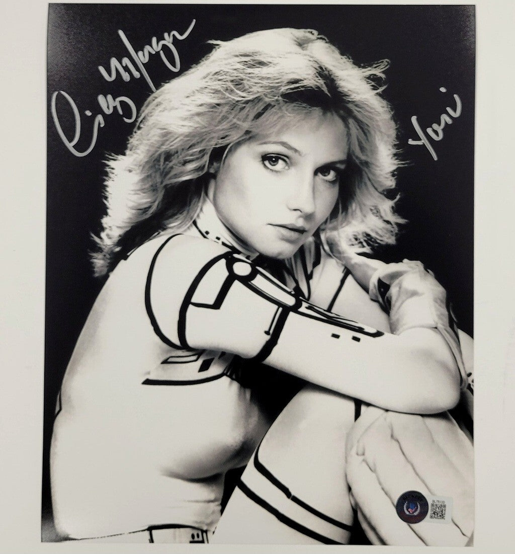CINDY MORGAN Signed TRON 8x10 Photo "Yori" Autograph #7 ~ Beckett BAS