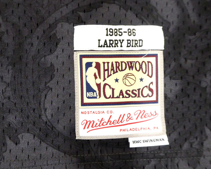 Celtics Larry Bird Auto Black Mitchell Ness GoldToile Swingman Jersey XL Beckett