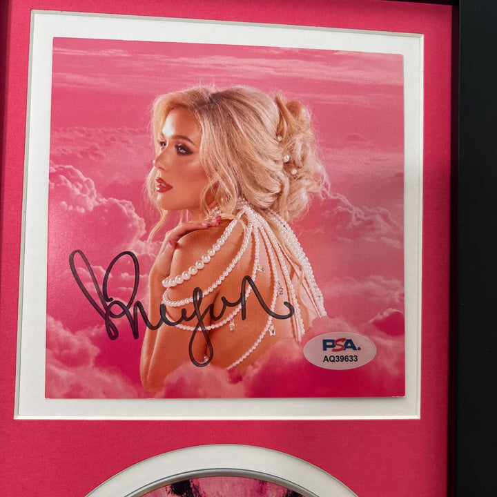 Megan Moroney Signed CD Cover Framed PSA/DNA Autographed Cloud 9