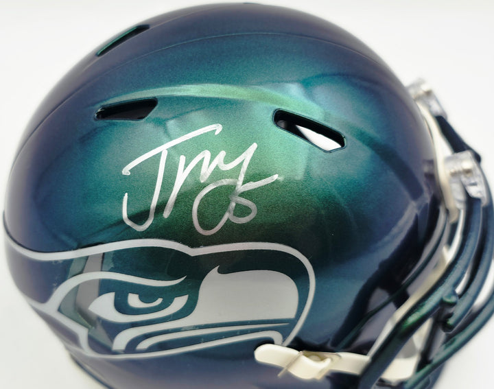 Jason Myers Signed Seahawks Rivalries Speed Mini Helmet MCS COA