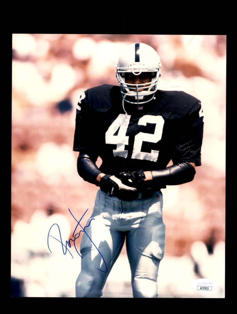 Ronnie Lott JSA Cert Autograph 8x10 Signed Photo Raiders