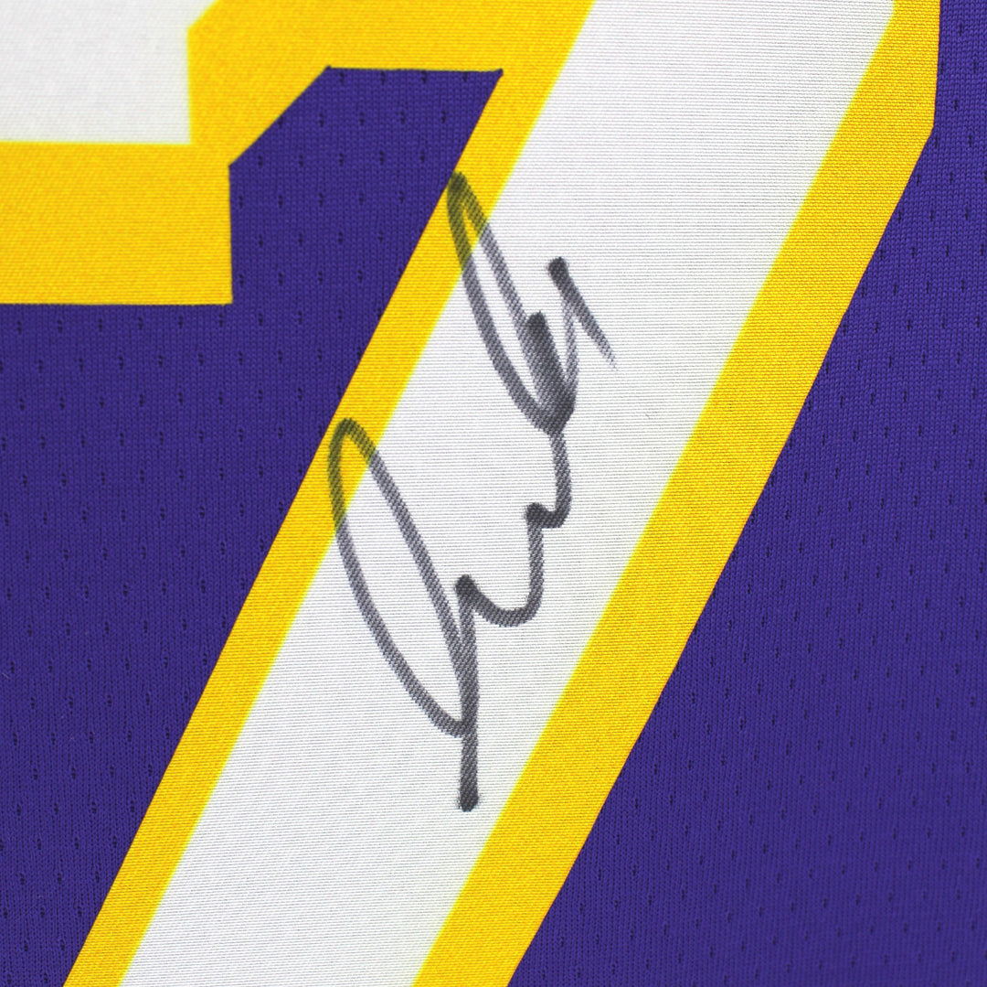 Luka Doncic Signed Los Angeles Lakers Purple Jersey JSA COA Autographed NBA