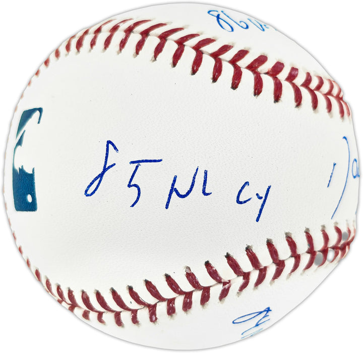 Dwight "Doc" Gooden Auto MLB Statball Baseball Mets 4 Stats Smudge Beckett Wit