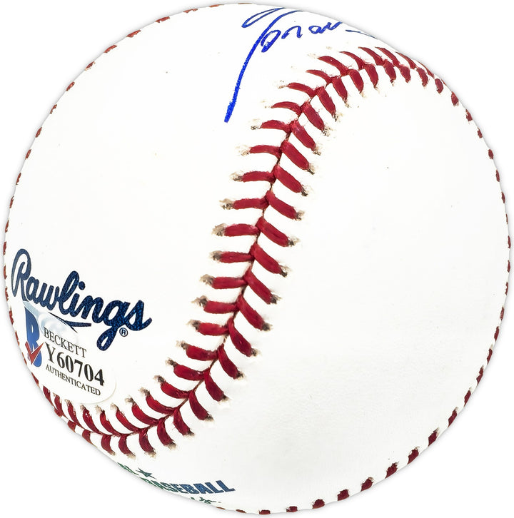 Ronald Acuna Jr. Signed MLB Baseball Atlanta Braves Full Name Beckett #Y60704