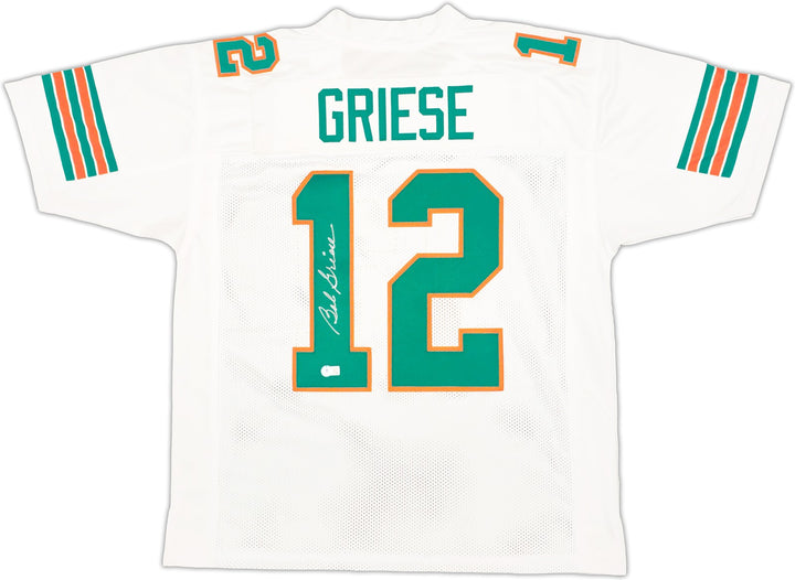Miami Dolphins Bob Griese Autographed Signed White Jersey Beckett Witness