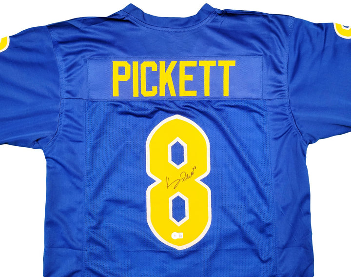 Pittsburgh Panthers Kenny Pickett Autographed Signed Blue Jersey Beckett