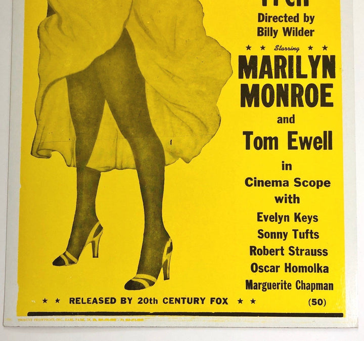 Marilyn Monroe Vintage "The Seven Year Itch" 14x22 Tribute Poster Movie