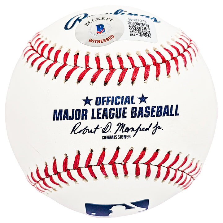 Jim Kaat Signed Official MLB Baseball Twins Cardinals "HOF 2022" Beckett Witness